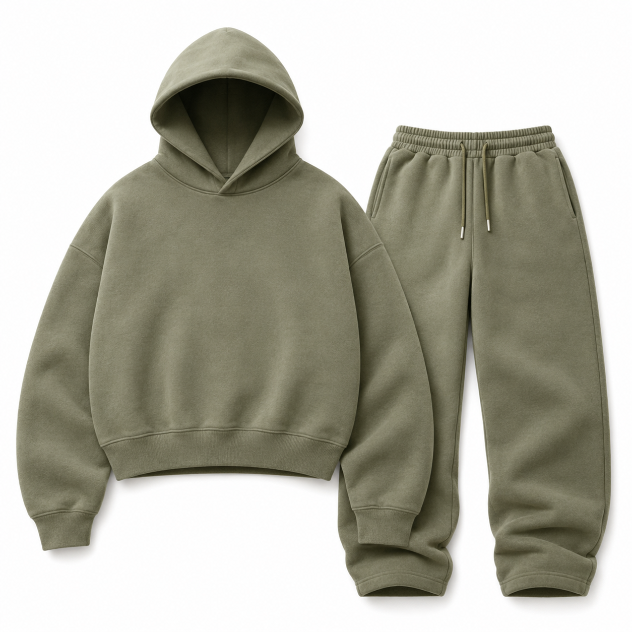 Moure Riche Tracksuit Set – Sage