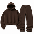 Moure Riche Tracksuit Set – Chocolate Brown